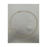 Samu Accessories 3mm Kare Taşlı Su Yolu Çelik Kolye - Golden Crystal River Princess