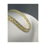 Samu Accessories 3mm Premium Su Yolu Çelik Kolye - Golden 3mm Tennis Necklace
