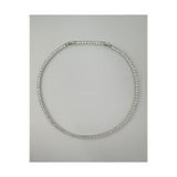 Samu Accessories 4mm Kare Taşlı Su Yolu Kolye - Grand Riviera