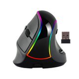 Samudgate 2.4G kablosuz fare ergonomik fare şarj edilebilir optik fare RGB dikey fare 6 düğmeli çıkarılabilir bilek istirahati kablosuz bilgisayar fareleri PC dizüstü masaüstü için