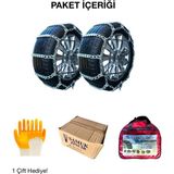 Samuk Minibüs, SUV ve Kamyonetler İçin Mahmuzlu Merdiven Tipi Kar Zinciri – Zorlu Kış Koşullarında Güvenli Sürüş! - NO 80