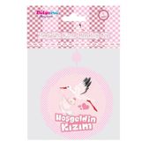 Samur 3 Adet Hoşgeldin Kızım Yazılı Baby Shower Partisi Asmalı İp Süs