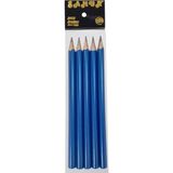 Samur 5'li Jumbo Kalın Hb Kurşun Kalem, Silgili, 0.7 Mm, Naturel, Üçgen, Okul Başlangıç Kalemi (Mavi) - 41 Delft Blue