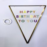 Samur Happy Birthday To You Flama Bayrak Süs