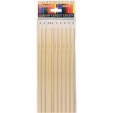 Samur Naturel Altıgen Kurşun Kalem Seti, 10 Adet - Çok Renkli
