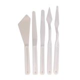 Samur Spatula Seti plastik, akrilik, yağlı boya, hobi, modelaj, esnek ve ergonomik 5'li set