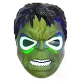 Samur Yeşil Led Işıklı Dev Hulk Maskesi İle Eğlenceyi Yaşa
