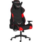 Samurai Ss Oyuncu Koltuğu Premium Pu Deri Gaming Koltuk (Deri, Kırmızı) - 301 - Siyah
