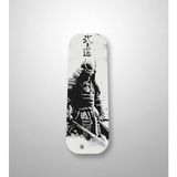 Samurai Tasarımlı Kabartmalı Kitap Ayracı - Siyah Beyaz 15 cm