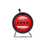 Samuray Seyyar Makaralı Uzatma Kablosu 3X1,5Mm 35Mt - 31535