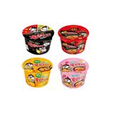 SAMYANG Hot Chicken Ramen Bowl Buldak 4 Flavor Noodle Cup Helal 135g 4Adet