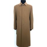 Şan 1070 Model Erkek Camel Bebe Yaka Kemerli Uzun Palto - 46