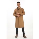 ŞAN GİYİM 1030 Erkek Camel Bebe Yaka Reglan Kol 110 Boy Palto