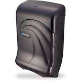 San Jamar T1790TBK Ultrafold Multifold/C Katlanır Havlu Dispenseri, Okyanuslar, Siyah, 11 3/4 x 6 1/4 x 18