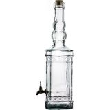 San Miguel 3.5 L Musluklu Köşeli Yağ Şişesi
