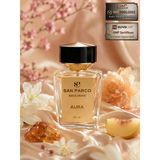 San Parco Aura EDP 50 ml Kadın Parfüm - Meyvemsi, Çiçeksi ve Amber Kalıcı Kadın Parfümü