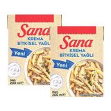 Sana Krema Bitkisel Yağlı Sana Krema Bitkisel Yağlı 2 x 200 ml