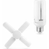 Şanal 4 Kollu Katlanabilir LED Tavan Ampulü E27 Duy Uyumlu Yüksek Parlaklık Enerji Tasarruflu Modern Tavan Aydınlatma Armatürü Ev Ofis Yatak Odası Salon Için4 Kollu Katlanabilir LED Tavan Ampulü E27 Duy Uyu - 00-Beyaz