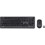 Şanal A4TECH FG1010 Fstyler Kablosuz (F) Türkçe Fn-Multimedya Klavye + 2000DPI Nano Optik Mouse Set