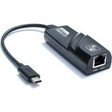 Şanal Alfais 5060 Type C USB 3.1 To Ethernet 1000MBPS Gigabit Ağ Adaptör Kartı - 1-Siyah