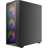 Şanal Antec AX67 Argb, 4X120MM Argb Fan Dahil, Temperli Cam Yan Panel, Mesh Ön Panel, 360MM Radyatör Desteği, Mid-Tower Atx Oyun Kasası, Siyah - 130 W