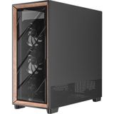 Şanal Antec Flux Pro, 6x Pwm Fan Dahil, Ahşap Ön Panel, Ishift Psu 90° Montaj, Type-C, 420MM Radyatör Desteği, Sıcaklık Göstergeli, Tam Kule E-Atx Pc Kasası, Siyah - 130 W