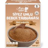 Şanal Aşçı Anne Siyez Unlu Bebek Tarhanası - 6+ Ay - 250G