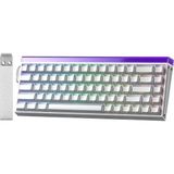 Şanal Aula Hero 68 He Manyetik Klavye Rapid Trigger Jade King Switch 8000Hz Rgb Neon Tkl Hot Swap Oyuncu Klavyesi Beyaz