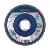 Şanal Bosch Professional Accessories 115 mm X-Lock Yelpaze Taşlama Diski Bfm Fibertragp - Ahşap