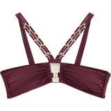 Şanal Çapraz Askılı Boncuklu Bikini Üstü - 0 - Gold - 0 - 1 Yaş