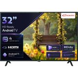 Şanal Conti 32" Hd Ready Android Tv (CT32AN300H),HDR, Dolby Vision & Atmos, Chromecast Built-In, Wi-Fi, Bluetooth 5.1, Dahili Uydu Alıcı, 2x Hdmı, 2x Usb, Voice Control
