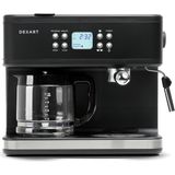 Şanal Dexart DX-1341 Home Barista 3-In-1 Filtre Kahve ve Espresso Makinesi, Siyah