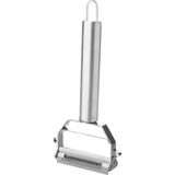 Şanal Easyso Paslanmaz Çelik Jülyen Doğrayıcı Metal Saplı Soyucu Ahşap Desenli Başlıklı Soyacak Meyve Sebze Soyacağı Titan Rende Pratik Kolay Temizlenir Çeyizlik Hediye (1, Metal Saplı)