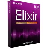 Şanal Elixir 11306 Nanoweb Bar Akustik Gitar Teli (16-70) - 3 Renk Sunburst