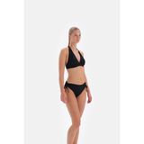 Şanal Eros Kaplı Sabit Askılı 24SW85002EDB Kadın Bikini Üstü, Siyah, 36 - 0 - Gold - 0 - 1 Yaş