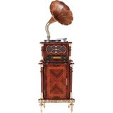 Şanal Fennessy F1877-730F Vintage 100W Hifi Gramofon Pikap Plakçalar, Bluetooth, Cd, Radio, USB Çalar - Altın