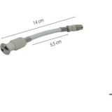 Şanal Feyza Yapı Gömme (Asma) Klozet Taharet Çubuğu 14 cm Düz - 001-Renkli