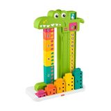 Şanal Fisher-Price Matematikçi Timsah Fisher-Price Matematikçi Timsah, Okul Öncesi Çağdaki Çocuklar Için Eğitici Oyuncak ve Üst Üste Dizilebilir 10 Blok JCT13