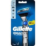 Şanal Gillette Mach3 Turbo Tıraş Makinesi + Tıraş Bıçağı (1 Adet)