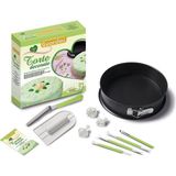 Şanal Guardini 15685 "voglia Dı..." Basis-Kit Yapışmaz Kaplama Yuvarlak Şekilli ile Zemin Dupont Teflon Classic 26 Cm, Plastik Düzleştirici, Edilir, 3-Modellierungswerkzeugen, Küçük Fırça, 3-Kesici, Tarif - 1 m