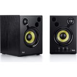 Şanal Hercules Djmonitor 42 – Profesyonel 2 Yönlü Aktif Dj Monitörleri, 4.5” Hoparlörlerle Studio ve Dj Kullanımı Için - Altın