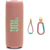 Şanal Jbl Flip 7 - Taşınabilir Su Geçirmez ve Düşmeye Dayanıklı Hoparlör, Yapay Zeka Ses Arttırıcı Kalın Pro Ses, 16 Saat Çalma Süresi ve Değiştirilebilir Aksesuarlara Sahip Pushlock Sistemi (Pembe)