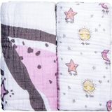 Şanal Kız Bebek 2li Little Star Müslin Battaniye - 58 x 42 cm - 1 x 32 x 27 cm