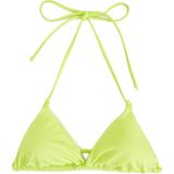 Şanal Koton Boyundan Bağlamalı Parlak Üçgen Bikini Üstü - 0 - Gold - 0 - 1 Yaş