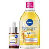 Şanal LUMINOUS630 Skin Glow Aydınlatıcı Serum 15ML ve Aydınlatıcı Micellar Makyaj Temizleme Suyu 400ML