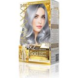 Şanal Maxx Deluxe Gold Serisi 24K Altın Parçacıklı Serum ile 1 Kutu 2 x 50 ml ve Geliştiriciler Saç Boyası (Füme Gri 0.01)