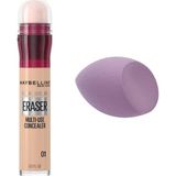 Şanal Maybelline New York Instant Anti Age Eraser Kapatıcı 01 Light & Hediye Makyaj Süngeri - --