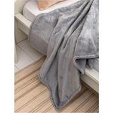 Şanal Mulberry Gri Wellsoft Tv Battaniye 100X170 cm - 58 x 42 cm - 1 x 32 x 27 cm