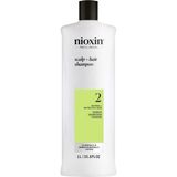 Şanal Nioxin Scalp + Hair Thickening System 2 Shampoo| For Natural Or Untreated Hair With Progressed Thinning| With Niacinamide And Biotin| 33.8 Fl Oz.