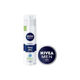 Şanal Nıvea Men Hassas Tıraş Jeli, Hassas Ciltlere Özel Hızlı Koruma 200ML ve Nıvea Men Creme Erkek Nemlendirici Bakım Kremi 30ML - 1 lt